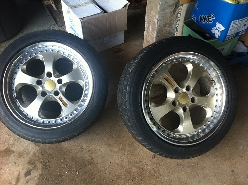 ขายล้อ RE ขอบ17 8.5 9.5  5รู114