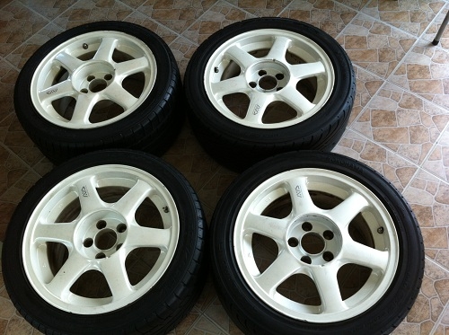 ขายล้อ model 6 ขอบ 17 หน้า8 หลัง9 ออฟ35