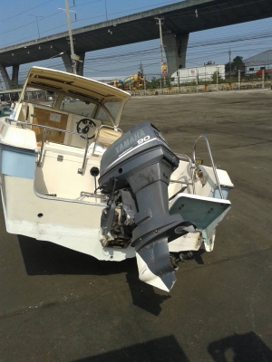 เรือ Yamaha 22 ฟุต.เครื่องยามฮ่า 90 แรง สภาพดีพร้อมใช้เลย!!