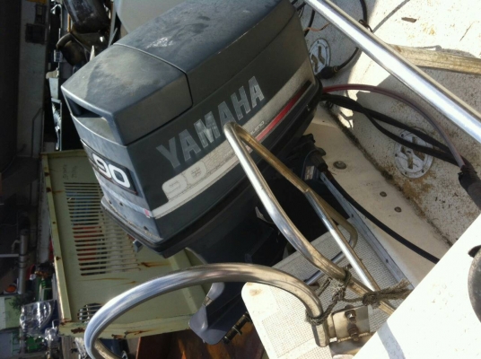 เรือ Yamaha 22 ฟุต.เครื่องยามฮ่า 90 แรง สภาพดีพร้อมใช้เลย!!