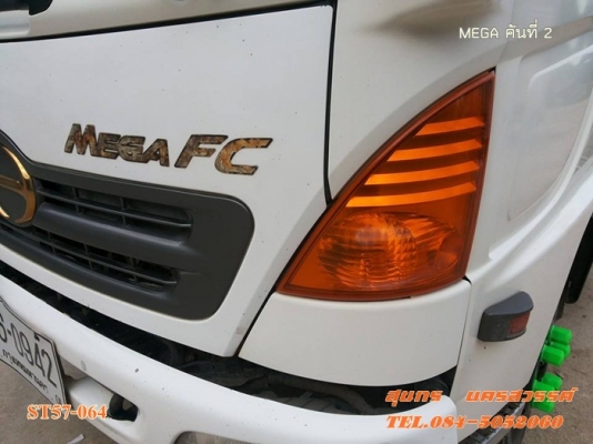 ขายด่วน รถบรรทุก 6 ล้อ HINO MEGA 150 แรงEURO-2 ตู้ 3 บาน รถห้างแท้ สภาพเดิมๆสวย พร้อมใช้สุดๆ ราคาสุดคุ้ม