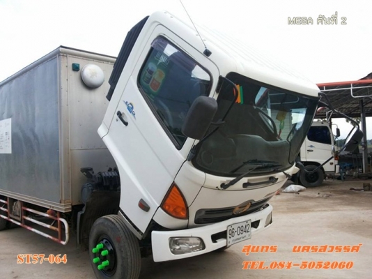 ขายด่วน รถบรรทุก 6 ล้อ HINO MEGA 150 แรงEURO-2 ตู้ 3 บาน รถห้างแท้ สภาพเดิมๆสวย พร้อมใช้สุดๆ ราคาสุดคุ้ม