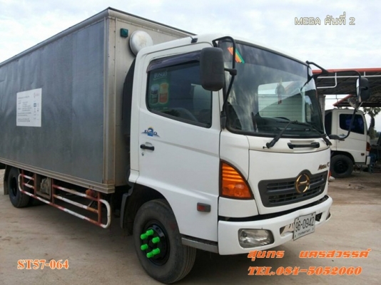 ขายด่วน รถบรรทุก 6 ล้อ HINO MEGA 150 แรงEURO-2 ตู้ 3 บาน รถห้างแท้ สภาพเดิมๆสวย พร้อมใช้สุดๆ ราคาสุดคุ้ม