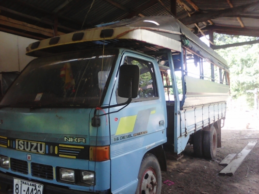 หกลัอ อีซูสุ NKR110 รถห้าง (ไม่ไช้รถโดยสาร) ทะเบียนพร้อม