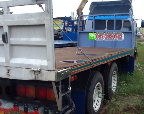 ขายรถบรรทุกพื้นเรียบ 10 ล้อ 1 เพลา