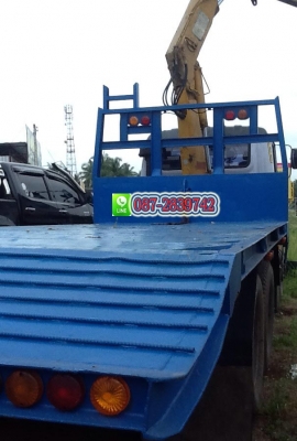 ขายรถบรรทุก 10 ล้อ 1 เพลา ติดเครน 5 ตัน