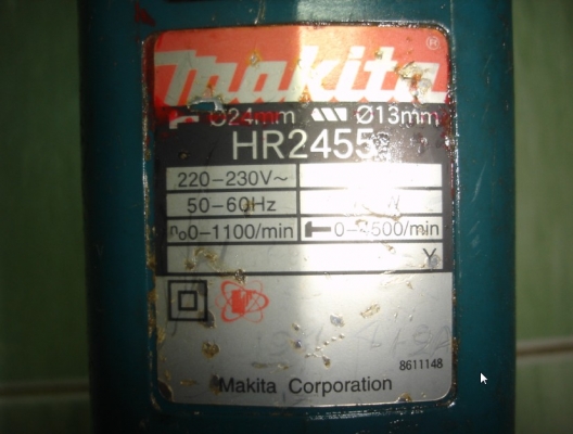 ขายสว่านโรตารี่ Makita HR2455 3 ระบบ