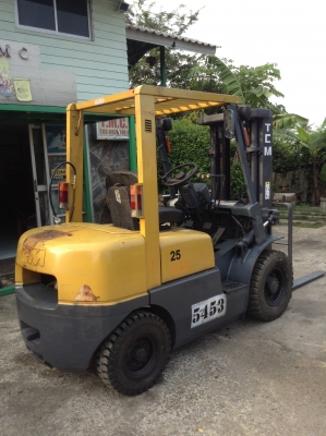 +++ ขายโฟล์คลิฟท์ T.C.M. FG25 N16  ขนาด 2.5  ตัน  เครื่องยนต์เบนซิน + แก๊ส  เสาพิเศษ  4 เมตร 3 ท่อน  เกียร์ออโตเมติค  ยางตัน  *** รถนอก  3xxxx  ชม. ***