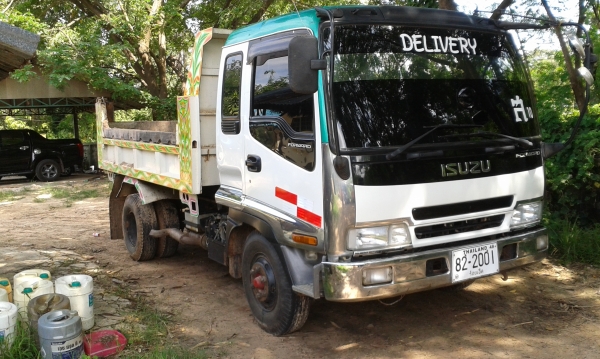 ขาย IZUSU Deca 190hp 6HL1 รับประกันความใหม่ สภาพสวยมากๆ ดั้มพ์นอกแท้ทั้งคัน แคสซี่สั้น