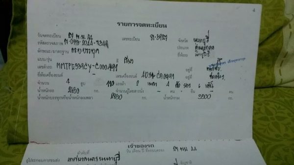 รถบัส FUSO FK455 160 แรง