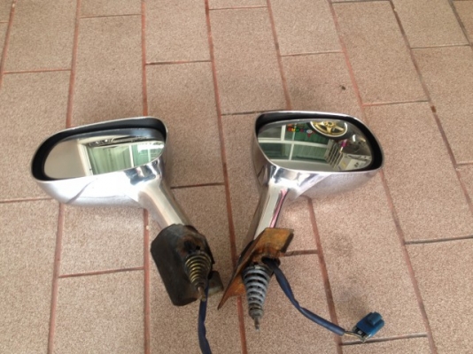 กระจกเรโทปรับไฟฟ้าโครมเมียมทั้งตัวของเก่าญี่ปุนสภาพสวย กระจกเรโทปรับไฟฟ้าโครมเมียมทั้งตัวของเก่าญี่ปุนสภาพสวย