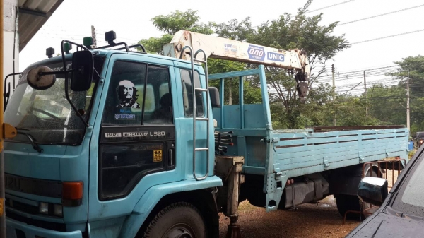 6ล้อ ISUZU ROCKY 195แรงม้า ติดเครน4ตัน กระบะยาว 7.20ม รวมทั้งตัดติดเครน รถสวย พร้อมใช้งาน ราคาต่อรองได้ 087-2976734