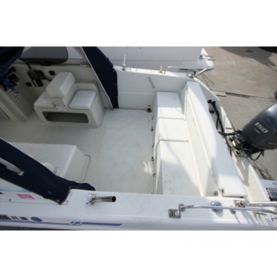 ขายเรือตกปลา Nissan SanCat 7.7 ปี1995 พร้อมเครื่องใหม่ Yamaha F150AETX *** สินค้าพรีออเดอร์ค่ะ ***