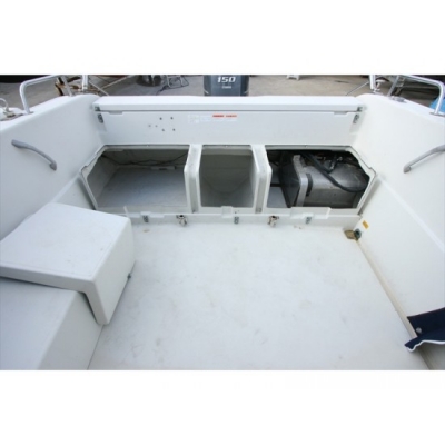 ขายเรือตกปลา Nissan SanCat 7.7 ปี1995 พร้อมเครื่องใหม่ Yamaha F150AETX *** สินค้าพรีออเดอร์ค่ะ ***