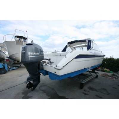 ขายเรือตกปลา Nissan SanCat 7.7 ปี1995 พร้อมเครื่องใหม่ Yamaha F150AETX *** สินค้าพรีออเดอร์ค่ะ ***