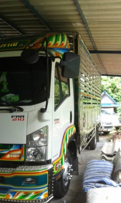 6ล้อ ISUZU 210แรงม้า รถวิ่งผัก ใช้งานน้อย รถสวยมากๆ พร้อมใช้งาน ราคาต่อรองได้ 090-7190682 087-2976734