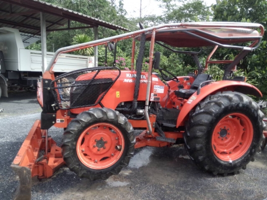 KUBOTA M6040 2เพลา เอกสารเล่มทะเบียน อุปกรณ์ ใบมีด ผาน7 เครื่องตัดหญ้า ราคาคุยได้090-7190682 087-2976734