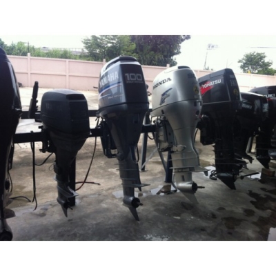 ขายเครื่องยนต์เรือมือสอง Yamaha F100AET 4จังหวะ เครื่องคาร์บูเรเตอร์ จากญี่ปุ่น