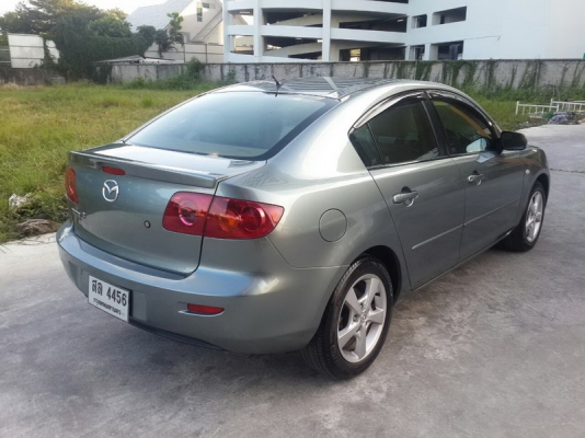 MAZDA 3 ปี 2006 ขายรถสวย ติดแก็ส LPG หัวฉีด ARIBAG คู่หน้า เบรคระบบ ABS เบาะหนัง ล้อ MAX แอร์เย็นๆ กระจกไฟฟ้า พวงมาลัยพาวเวอร์์ เบาะหนังสภาพดี เครื่องเดิม ภายในสภาพสวย สีสวย รถพร้อมใช้งาน จัดไฟแนนได้ ฟรีดาวน์