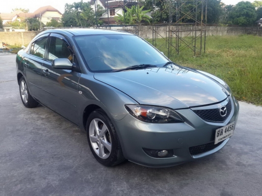 MAZDA 3 ปี 2006 ขายรถสวย ติดแก็ส LPG หัวฉีด ARIBAG คู่หน้า เบรคระบบ ABS เบาะหนัง ล้อ MAX แอร์เย็นๆ กระจกไฟฟ้า พวงมาลัยพาวเวอร์์ เบาะหนังสภาพดี เครื่องเดิม ภายในสภาพสวย สีสวย รถพร้อมใช้งาน จัดไฟแนนได้ ฟรีดาวน์
