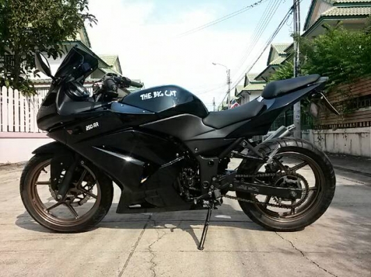 Kawasaki Ninja250cc.ปี09 สีดำดุ สภาพพร้อมใช้ ชุดโอนครบภาษีเต็ม