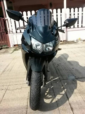 Kawasaki Ninja250cc.ปี09 สีดำดุ สภาพพร้อมใช้ ชุดโอนครบภาษีเต็ม