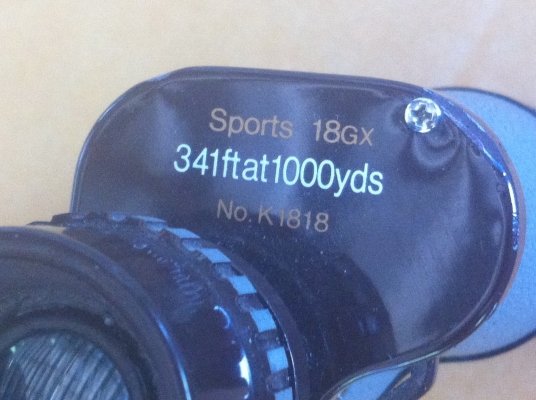 กล้องส่องทางไกล TEL STAR รุ่นพิเศษแบบสปอร์ 18 GX มีรอยที่ขอบนิดหน่อยสภาพโดยรวมสวย