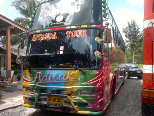 ขายด่วน 6 แสน ชั้นครึ่ง  รถบัสพัดลมเบนต์เชิดชัย  084-1987240