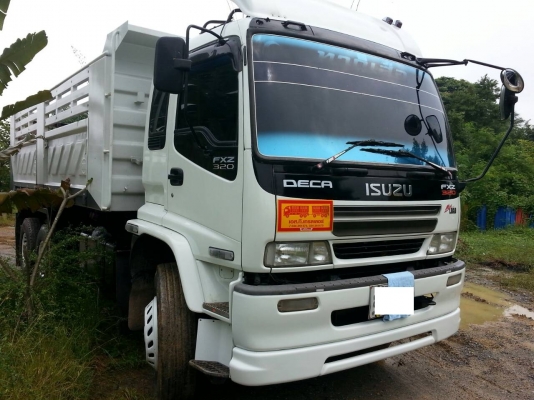 ISUZU FXZ 270 แรงม้า ปี 51 2 เพลาดัมพ์ กระบะสามมิตรลอนเฉียง มีระบบลากจูง