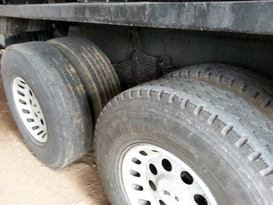 ISUZU FXZ 270 แรงม้า ปี 51 2 เพลาดัมพ์ กระบะสามมิตรลอนเฉียง มีระบบลากจูง