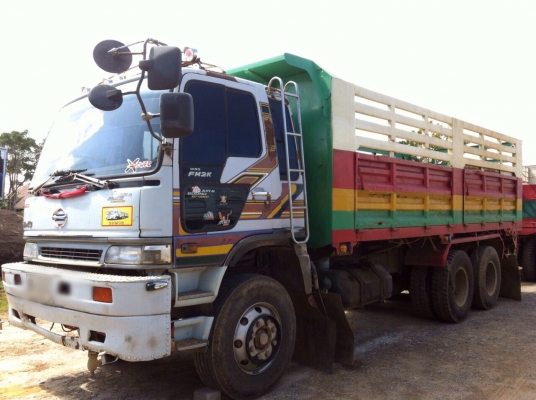 ขายรถพ่วงสิบล้อดัมพ์ Hino 2K เครื่อง P11C-320 แรง ปี 40 เกียร์อิตั้น ช่วงล่าง ZM 10 น็อต ลูก 2 เพลา