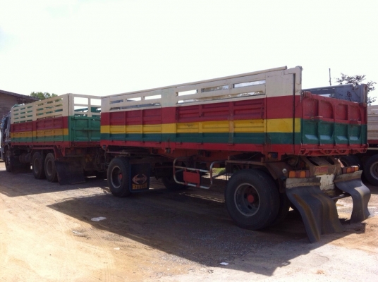 ขายรถพ่วงสิบล้อดัมพ์ Hino 2K เครื่อง P11C-320 แรง ปี 40 เกียร์อิตั้น ช่วงล่าง ZM 10 น็อต ลูก 2 เพลา