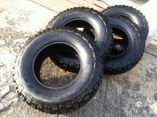 ขายยางMud-Terrain หน้าแคบ Maxxis-762 ขนาด 235 85 r16 ขายยางMud-Terrain หน้าแคบ Maxxis-762 ขนาด 235 85 r16