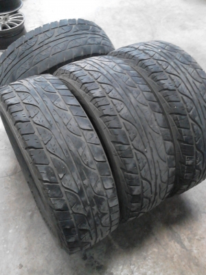 265/70R16 DUNLOP GRANDTREK AT3 ตัวหนังสือขาว ชุด 4 เส้น TEL.081-427-3941 265/70R16 DUNLOP GRANDTREK AT3 ตัวหนังสือขาว ชุด 4 เส้น TEL.081-427-3941