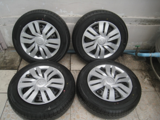 ขายกะทะล้อป้ายแดง city ขอบ15 4รู100 พร้อมยาง  ปี14 สนใจติดต่อเล็กคลองสามครับ 081-3747940