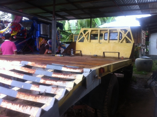 ขาย 6 ล้อหัวยาวเทรลเลอร์ขึ้นรถเกียวข้าวเครื่อง อิซูซุ  165 แรง