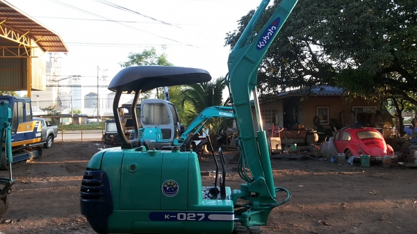 ขายรถขุด-ดัน แบ็คโฮ. KUBOTA K-027 รถเก่านอก สภาพพร้อมใช้ มีเอกสารแจ้งจำหน่าย ขายรถขุด-ดัน แบ็คโฮ. KUBOTA K-027 รถเก่านอก สภาพพร้อมใช้ มีเอกสารแจ้งจำหน่าย