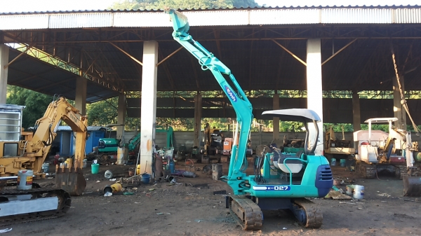 ขายรถขุด-ดัน แบ็คโฮ. KUBOTA K-027 รถเก่านอก สภาพพร้อมใช้ มีเอกสารแจ้งจำหน่าย
