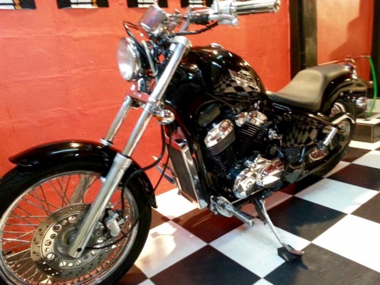 T&amp;T BIKE RAMA2 จัดให้คับด่วน 129000฿HONDA STEED600สภาพนางฟ้าสวย100\% ทะเบียนแท้โอนขนส่งเลขตอง111ภาษีพรบ.58เครื่องดีจบ