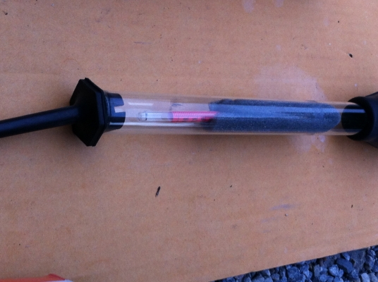 ชุดหลอดแก้วเช็ดความถ่วงจำเพาะของแบตเตอรี่จากน้ำกรดที่ดูดขึ้นมาในหลอด