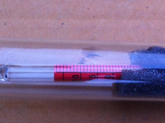 ชุดหลอดแก้วเช็ดความถ่วงจำเพาะของแบตเตอรี่จากน้ำกรดที่ดูดขึ้นมาในหลอด