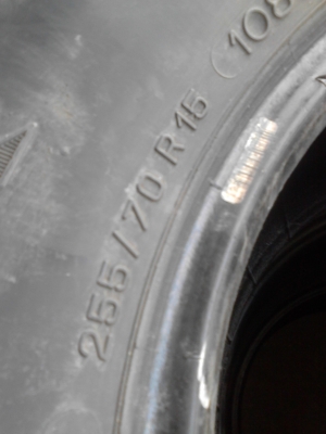 255/70R15  MICHELIN  LTX  A/T  ชุด 4 เส้น   ติดต่อโทร.081-427-3941