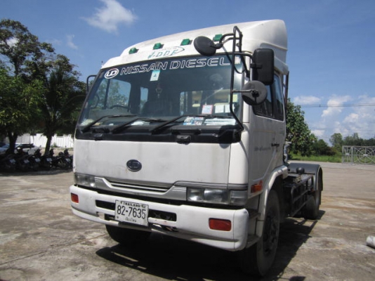 รถหัวลาก Nissan UD 216 HP ขายด่วนเพียง450,000 บาท รถใช้แก๊ส