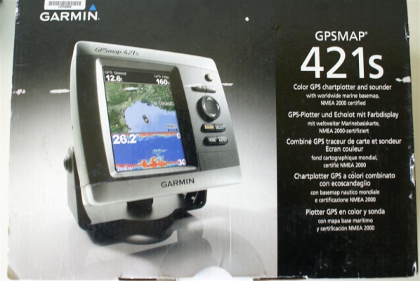 Garmin Gpsmap421S จีพีเอส/ซาวเดอร์ แผนที่3มิติ ของใหม่ ราคา 17500 บาท