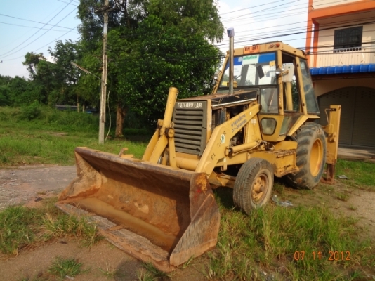 ขายด่วน ตักหน้าขุดหลัง CAT 428 B เอกสารเล่มทะเบียน