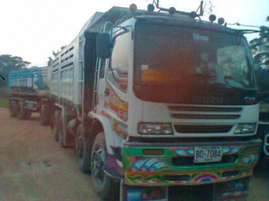 ขายรถติดแก๊สอีซูซู เครื่อง 270 แรง พ่วง ดั๊ม กระบะเหล็ก ราคา 2,450,000 บาท เจ้าของขายเอง ราคาต่อรองได้