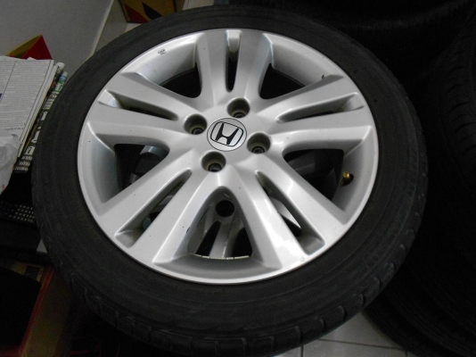 ขายล้อแม็ก Honda jazz รุ่นท็อป ขอบ 16 พร้อมยางปี 10
