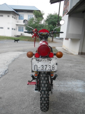 ขาย YAMAHA DT125 โช๊คคู่ สีแดง 55,000.- ทะเบียนแท้ๆๆๆๆ