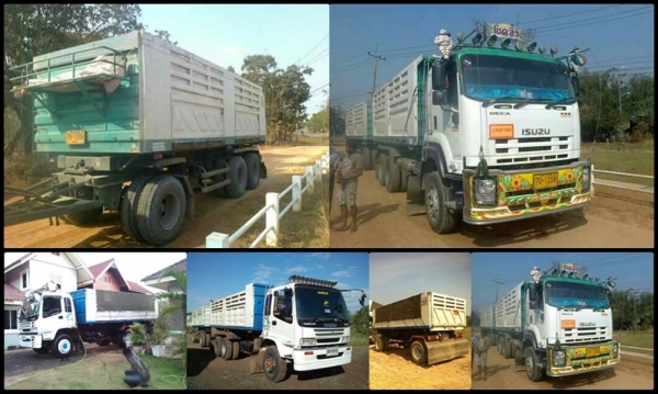 Decga 270 ปี 47 พ่วง ดั้มพ์สามมิตร หาง 3 เพลา ยัด ที่ หมวดมินทร์ 086-4085619