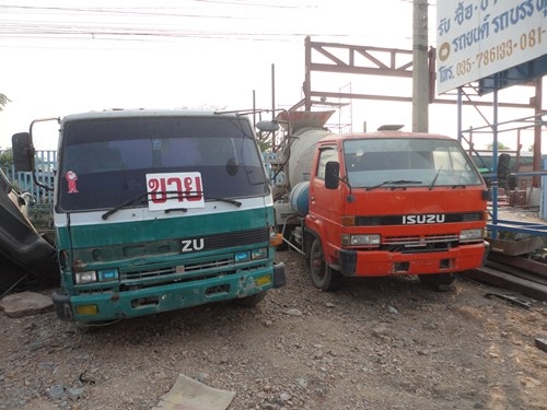 ขายรถ6ล้อโม่ปูนแพ็คคู่สภาพไช้งานใด้ทุกคัน